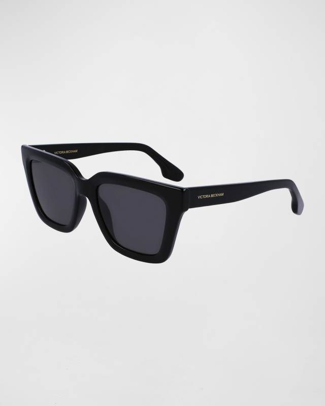 Logo Square Acetate Sunglasses